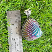 Seashell Pendant 925 Sterling Silver Gemstone