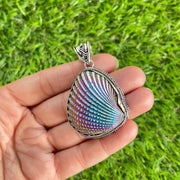 Seashell Pendant 925 Sterling Silver Gemstone